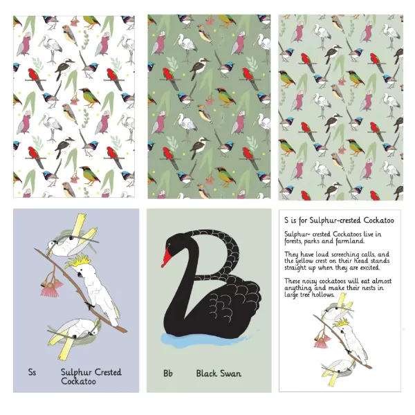 Playing cards - Australian birds